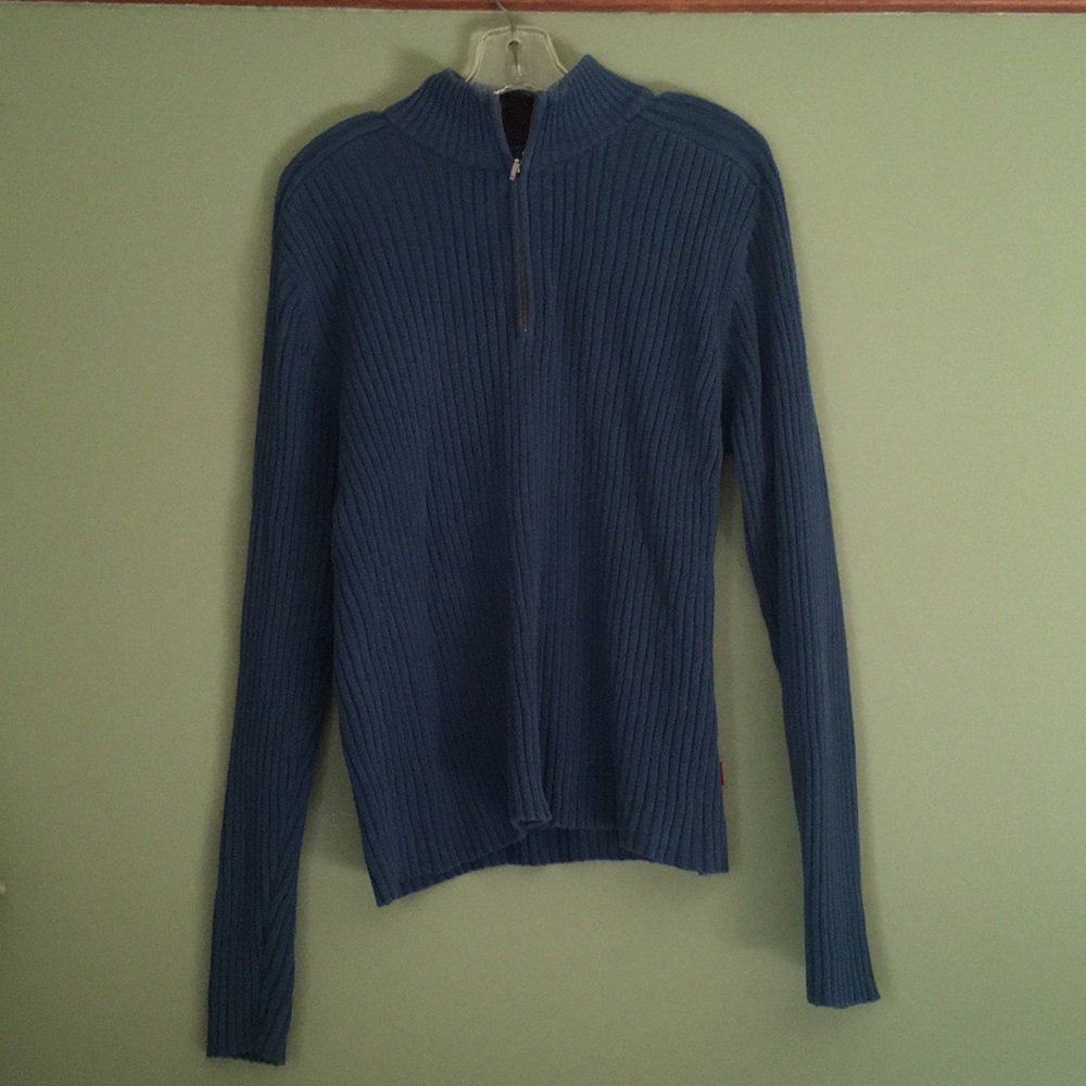 Vintage Levi’s men’s cotton quarter zip sweater